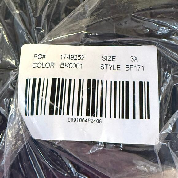 J. Crew Black Cross Front Cheeky Bikini Bottom Size 3X - Picture 6 of 6